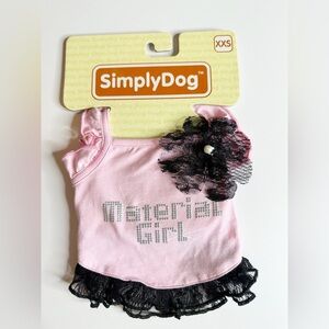 Pink Madonna/Material Girl Dog/Puppy Dress/Costume - NWT - size XXS